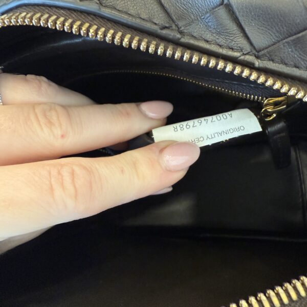 Bottega Veneta Lambskin Intrecciato Small Getaway Fondant