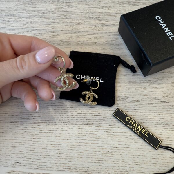 Chanel Antique Gold Earrings