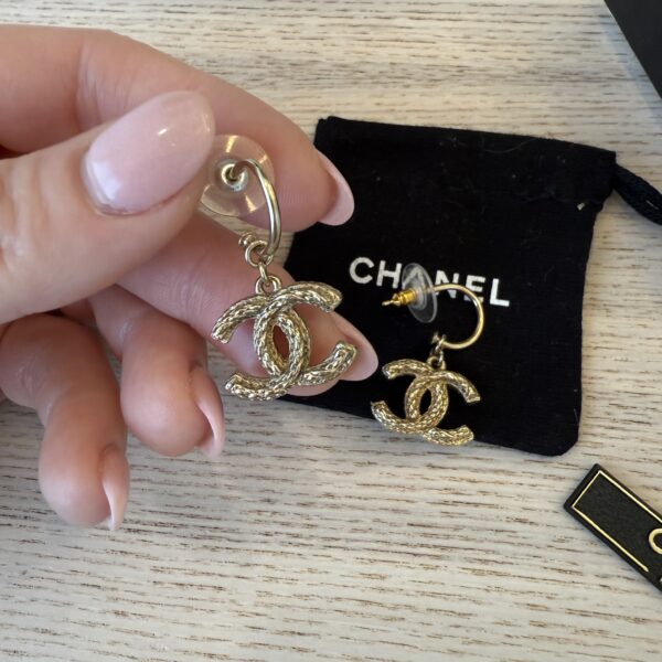 Chanel Antique Gold Earrings