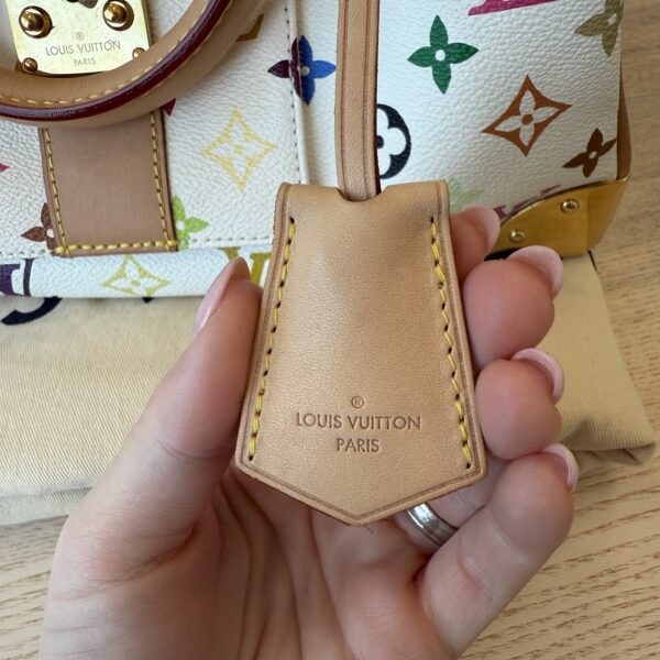 Louis Vuitton Monogram Multicolor Speedy 30 White