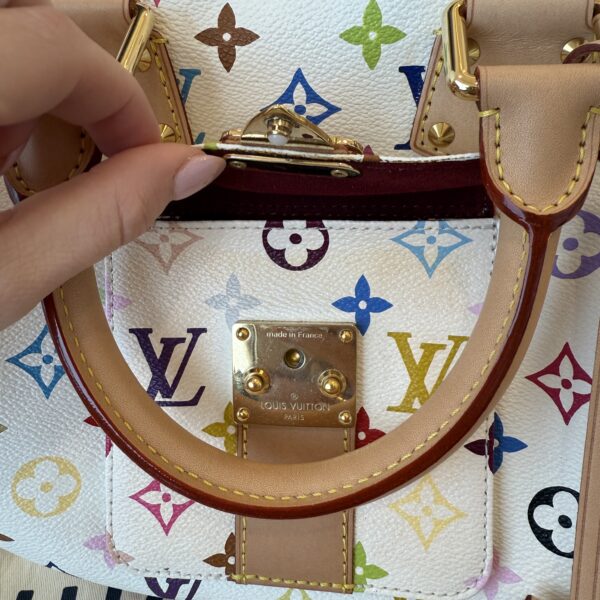 Louis Vuitton Monogram Multicolor Speedy 30 White