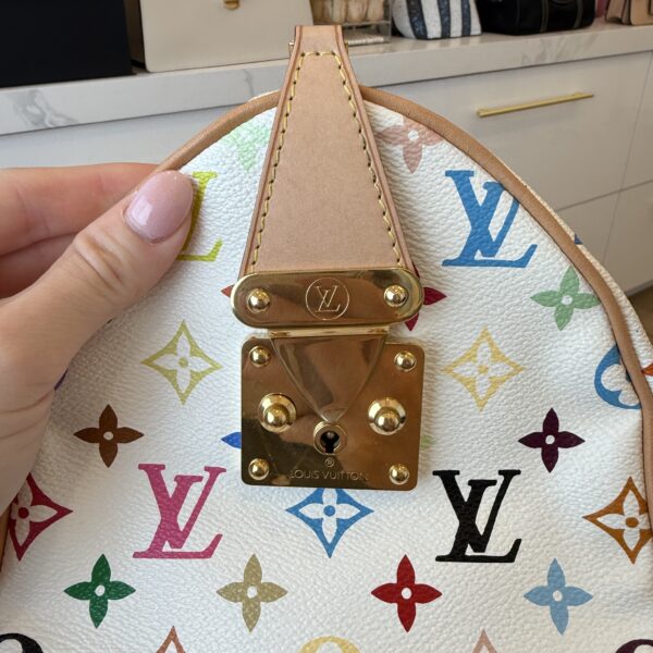 Louis Vuitton Monogram Multicolor Speedy 30 White