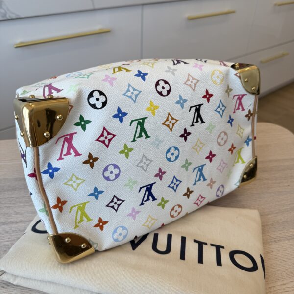 Louis Vuitton Monogram Multicolor Speedy 30 White
