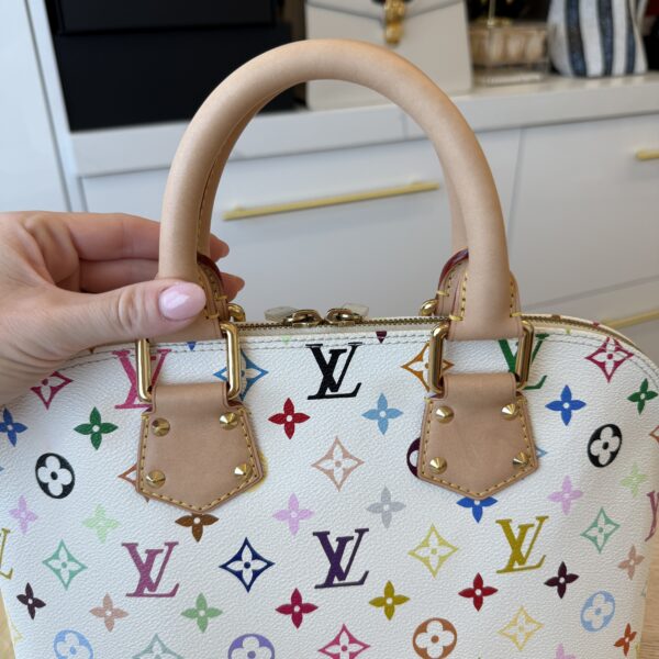 Louis Vuitton Monogram Multicolor Alma White