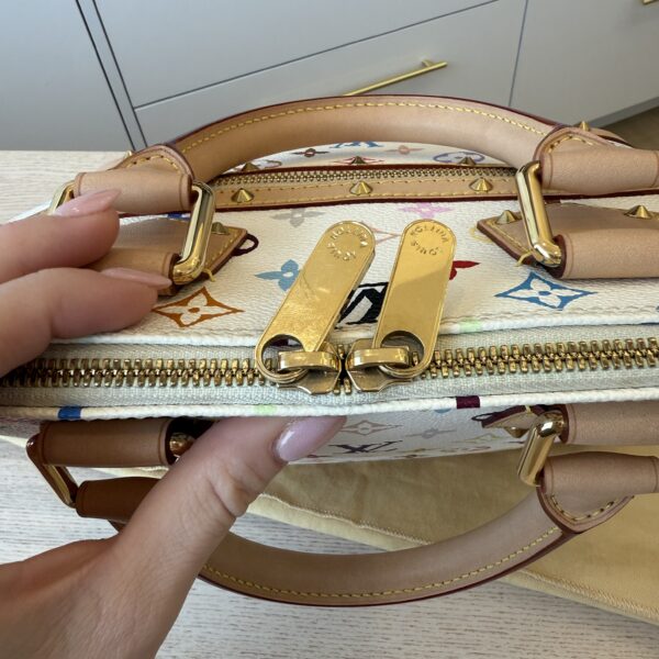 Louis Vuitton Monogram Multicolor Alma White