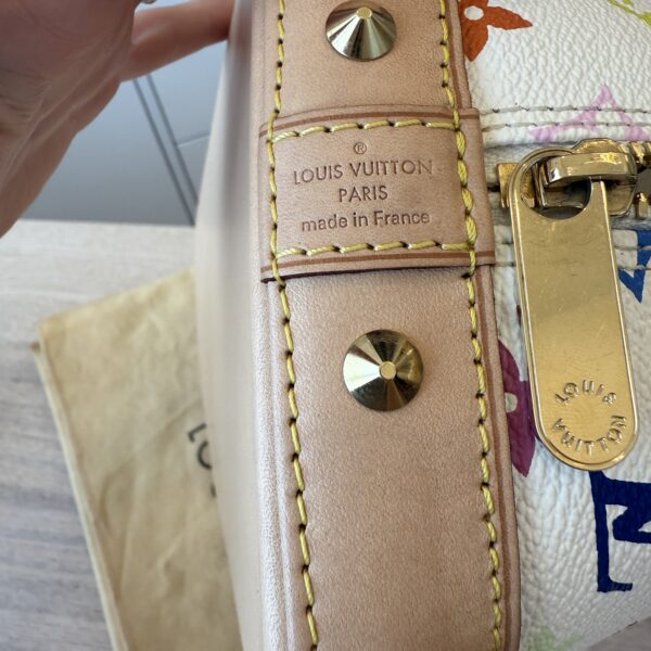 Louis Vuitton Monogram Multicolor Alma White