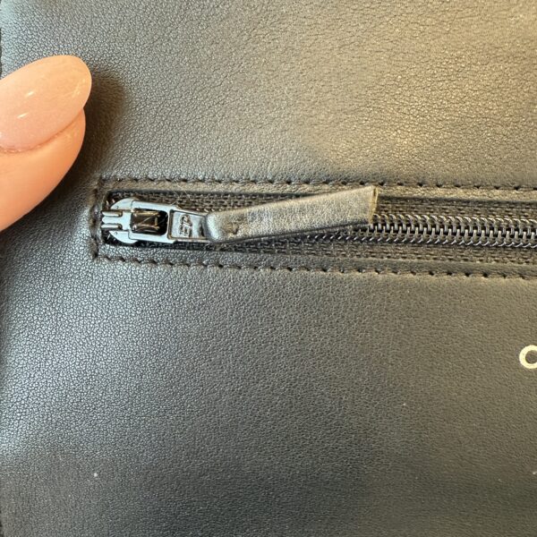 Chanel Caviar Timeless CC Wallet On Chain WOC SHW Black