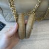 Chanel Matelasse Chain Shoulder Bag LambSkin Beige Gold CC