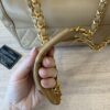 Chanel Matelasse Chain Shoulder Bag LambSkin Beige Gold CC