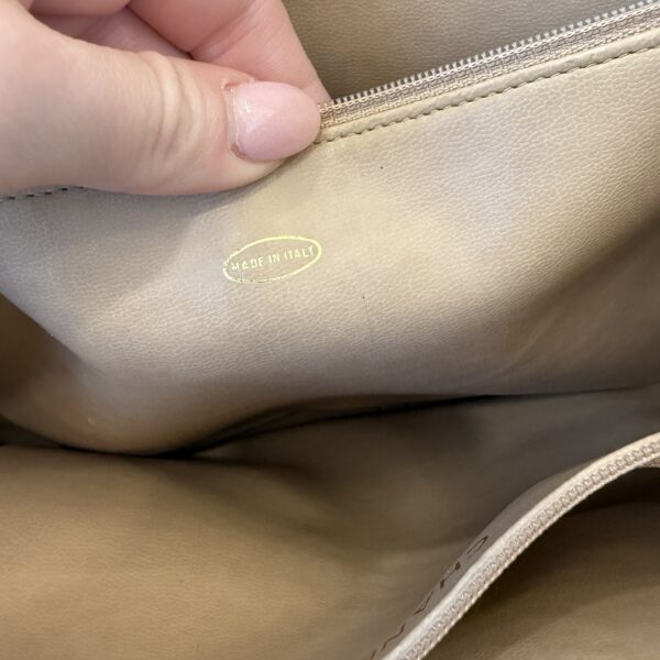 Chanel Matelasse Chain Shoulder Bag LambSkin Beige Gold CC