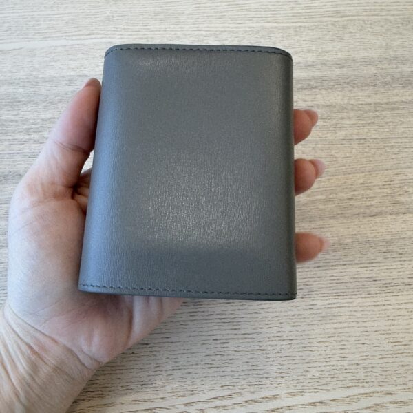 Celine Small Flap Wallet in Triomphe in Shiny Calfskin Pebble