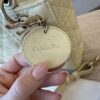 Christian Dior Lambskin Cannage Small Lady Dior Dark Pale Yellow Gold Hardware my ABC Strap