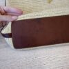 Saint Laurent (YSL) Shopper Tote Woven Raffia East West