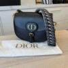 Christian Dior Box Calfskin Large Bobby Flap Black
