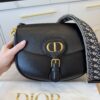 Christian Dior Box Calfskin Large Bobby Flap Black