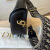 Christian Dior Box Calfskin Large Bobby Flap Black