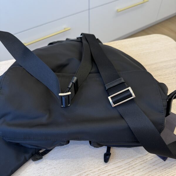 Prada Re-Nylon Medium Backpack with Pouch Black