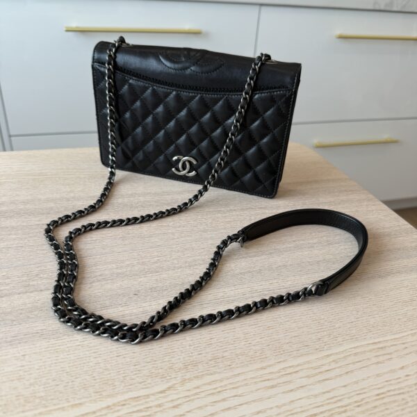 Chanel Ballerine Flap Bag Quilted Lambskin Small Black Palladium Hardware