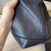 Chanel Navy Lambskin Leather Vintage CC Drawstring Bucket Bag