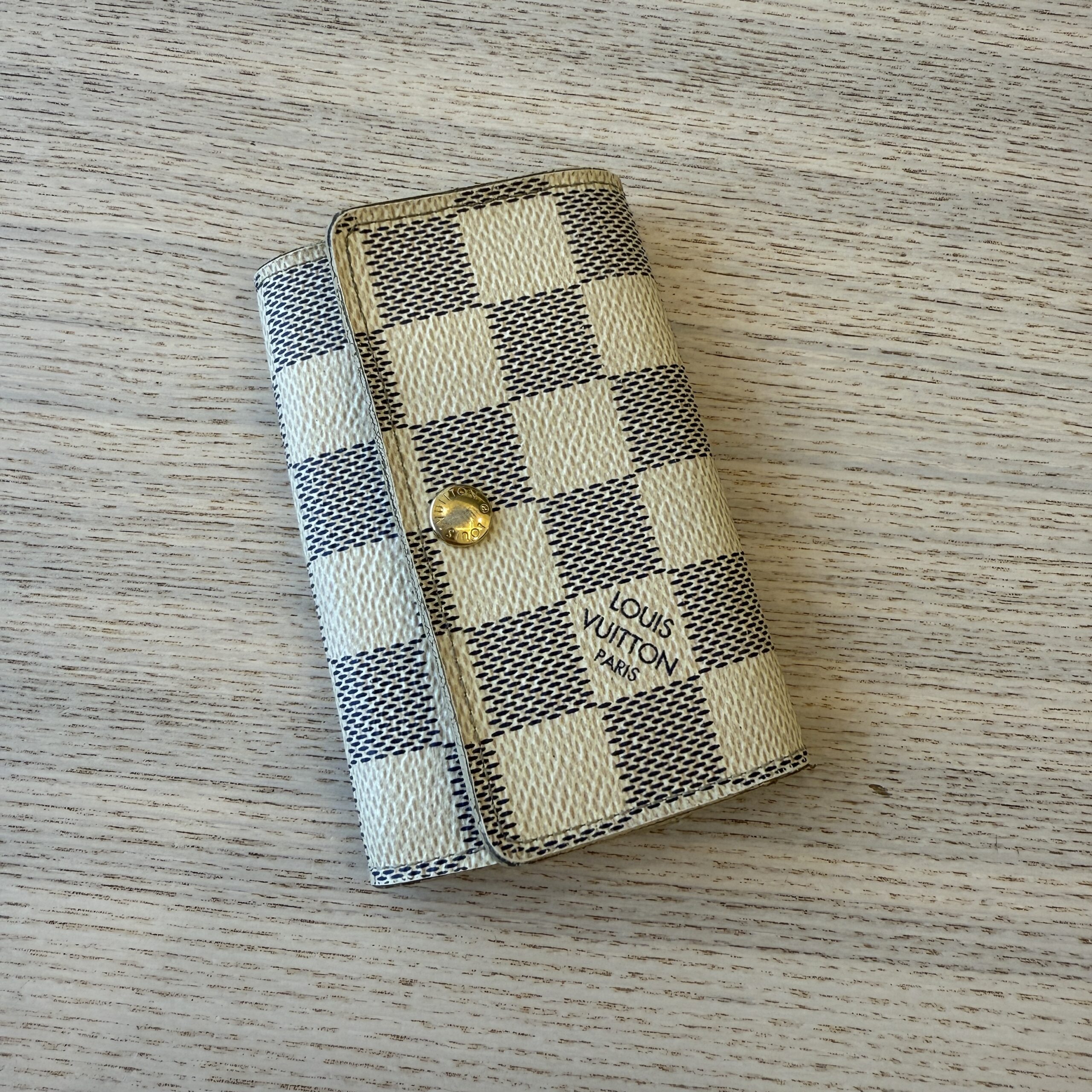 Louis Vuitton Damier Azur 6 Key Holder