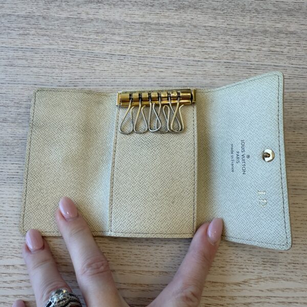 Louis Vuitton Damier Azur 6 Key Holder