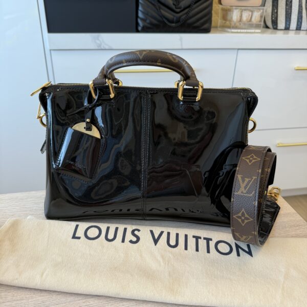 Louis Vuitton Miroir Handbag Vernis with Monogram Canvas