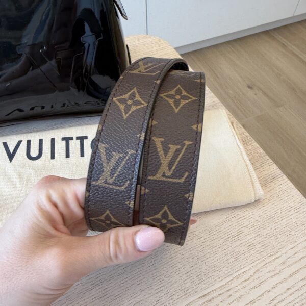 Louis Vuitton Miroir Handbag Vernis with Monogram Canvas