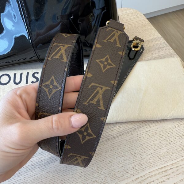 Louis Vuitton Miroir Handbag Vernis with Monogram Canvas