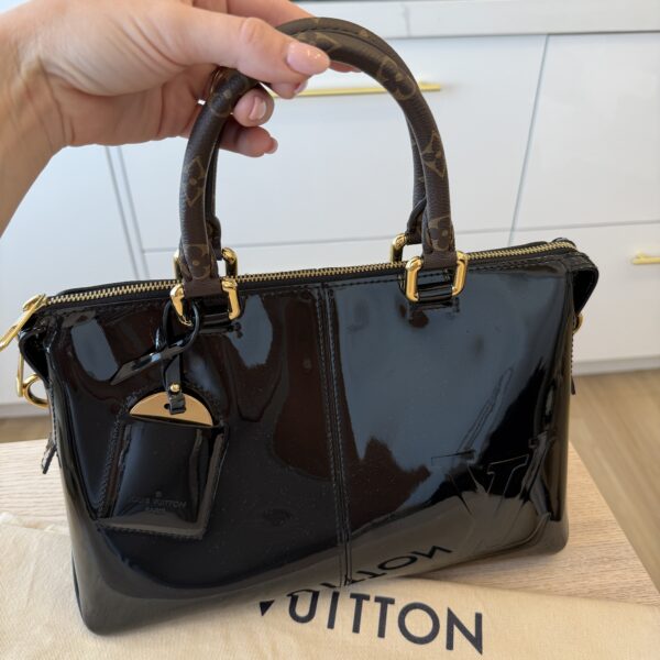Louis Vuitton Miroir Handbag Vernis with Monogram Canvas