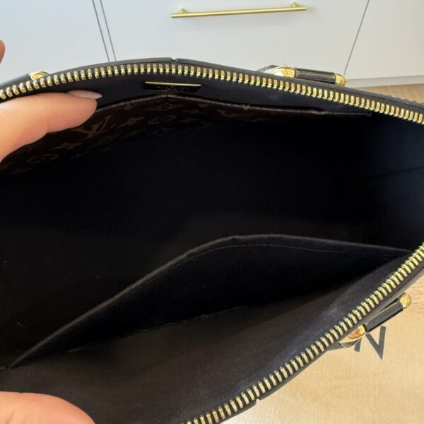 Louis Vuitton Miroir Handbag Vernis with Monogram Canvas