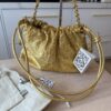 Loewe Flamenco Metallic Fringed Leather Shoulder Bag