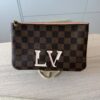 Louis Vuitton Double Zip Pochette Damier Ebene Venus