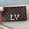 Louis Vuitton Double Zip Pochette Damier Ebene Venus