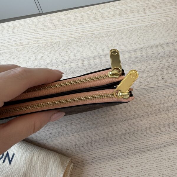 Louis Vuitton Double Zip Pochette Damier Ebene Venus