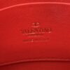 Valentino Rockstud Grainy Calfskin Pouch Red