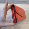 Louis Vuitton Monogram Vernis Sarah Wallet Rose Lichee