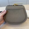 Chloe Calfskin Suede Small Nile Bracelet Bag Motty Grey