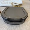 Chloe Calfskin Suede Small Nile Bracelet Bag Motty Grey