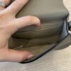 Chloe Calfskin Suede Small Nile Bracelet Bag Motty Grey