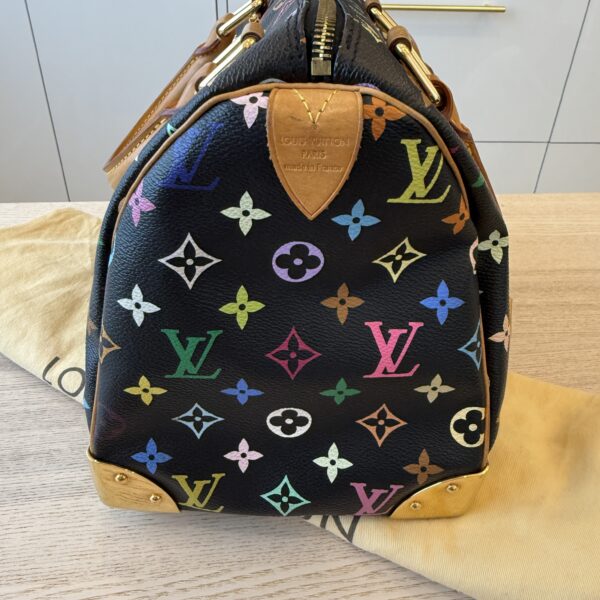 Louis Vuitton Monogram Multicolor Speedy 30 Black