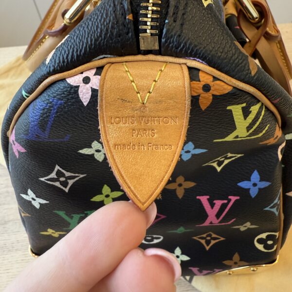 Louis Vuitton Monogram Multicolor Speedy 30 Black