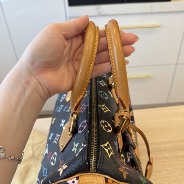 Louis Vuitton Monogram Multicolor Speedy 30 Black