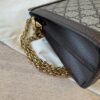 Gucci Beige/Ebony Supreme GG Coated Canvas Vintage Web Ophidia Medium Shoulder Bag