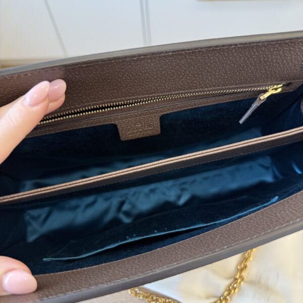 Gucci Beige/Ebony Supreme GG Coated Canvas Vintage Web Ophidia Medium Shoulder Bag