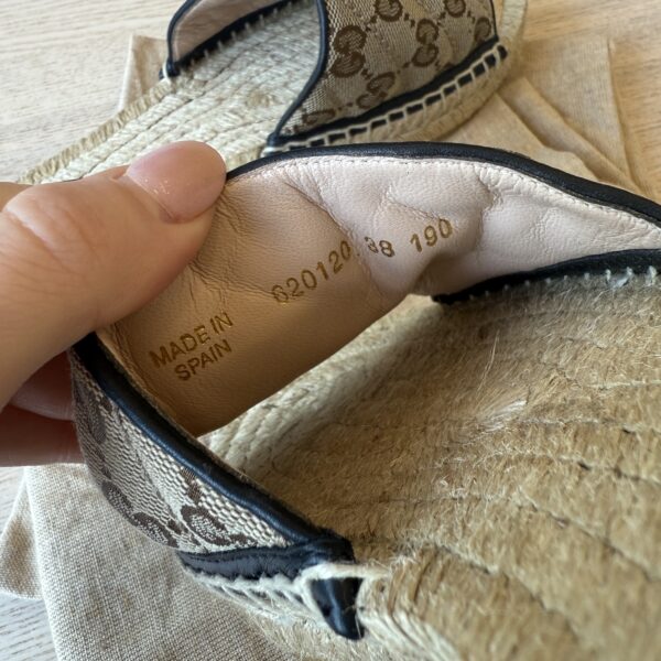 Gucci Marmont Espadrille Sandals Size 38