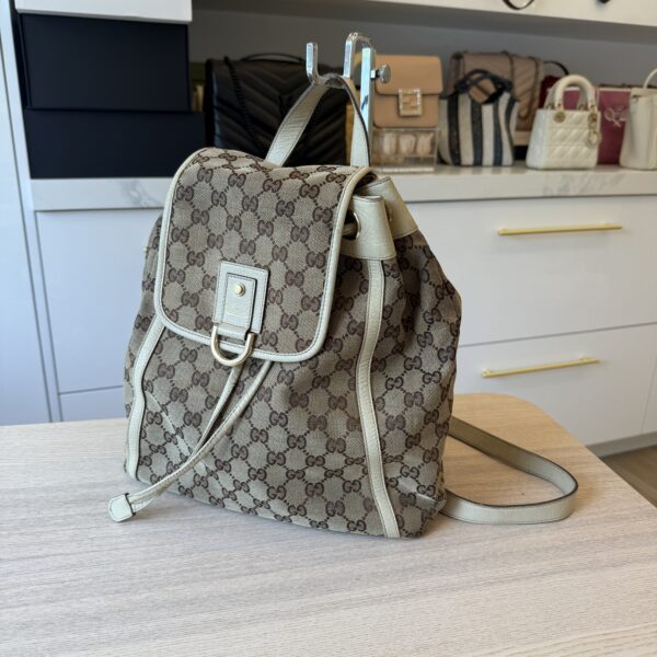 Gucci Abbey Backpack GG Canvas