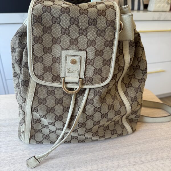 Gucci Abbey Backpack GG Canvas