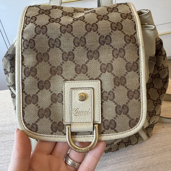 Gucci Abbey Backpack GG Canvas