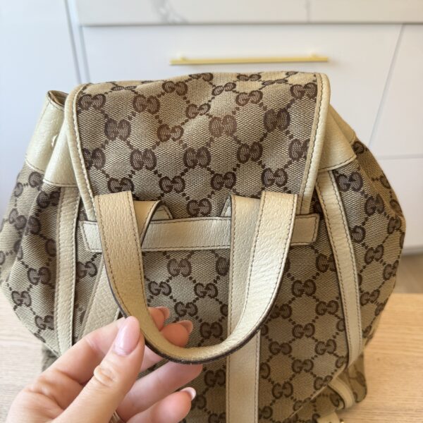 Gucci Abbey Backpack GG Canvas