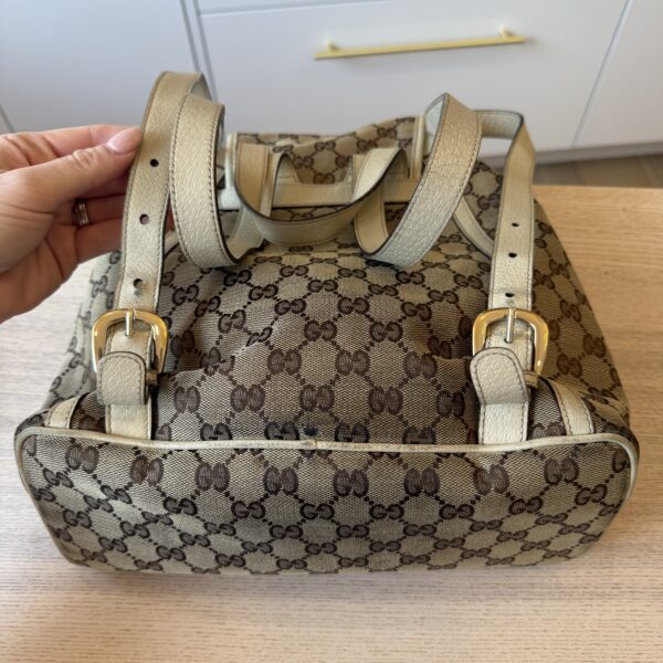 Gucci Abbey Backpack GG Canvas